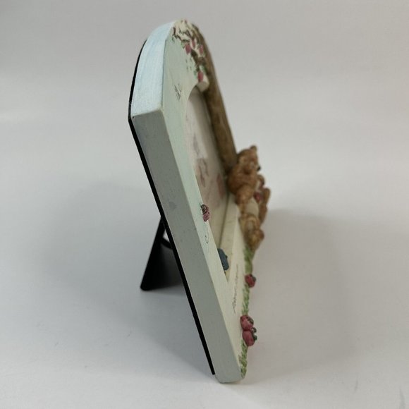 Gund Thinking Of You Friends Forever Picture Frame Bears Tree Apples Photo 4x6" - Picture 8 of 11